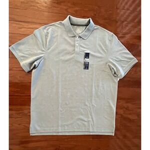 GEORGE Men's Size XL (46-48) Pique Polo Shirt Casual NEW Heather Grey